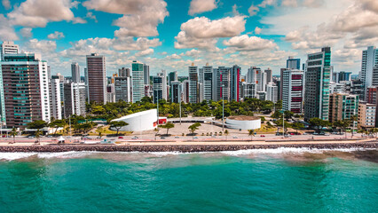 Recife Praia Boa Viagem Orla Litoral Pernambuco Parque Dona Lindu Prédios Gentrificação Oscar...