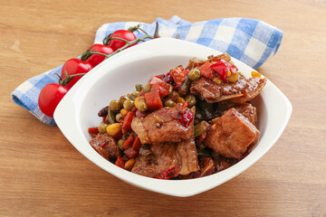 Roasted pork with oyster sauce