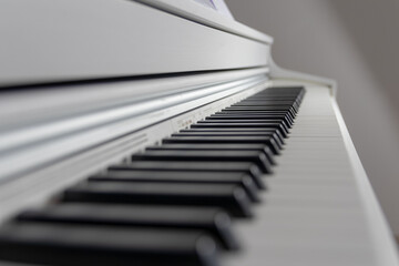Piano, musical instrument, black white keys