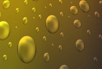 Dark Green, Yellow vector template with circles.