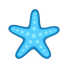 Obraz premium Starfish isolated on white background