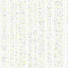 Obraz premium Rule 1 Neighbors 3 Elementary cellular automaton random seed sample implementation illustration