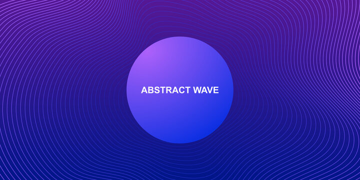 Liquid wave abstract background. Purple and blue fluid vector blob shapes banner template for social media, web sites.