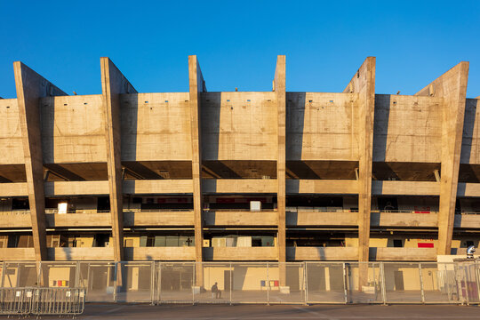 BELO HORIZONTE, MINAS GERAIS, BRAZIL - 05, 10, 2022: Soccer Stadium Mineir&atilde;o or Governor Magalh&atilde;es Pinto Stadium