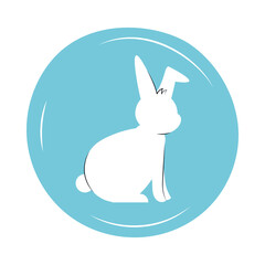 rabbit label icon