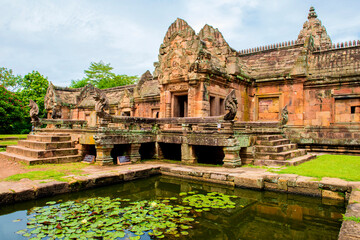 Fototapeta na wymiar Phanom Rung historical park at Buriram Province,Thailand