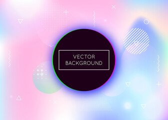 Hologram Pattern. Simple Dots. Minimalist Background. Trendy Fly