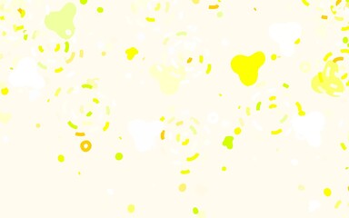 Light Green, Red vector pattern with random forms.