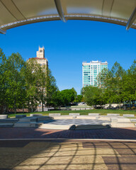 Downtown Asheville North Carolina cityscape