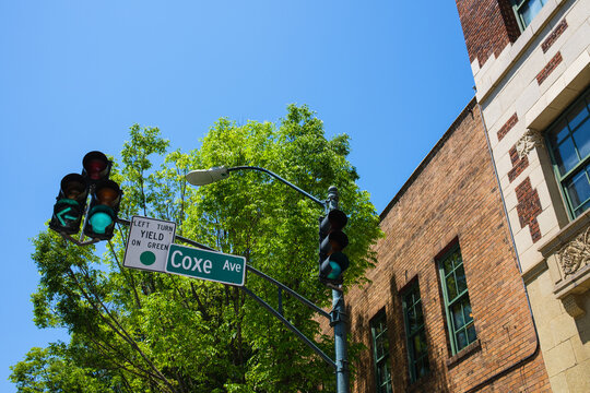 Downtown Asheville North Carolina Cityscape