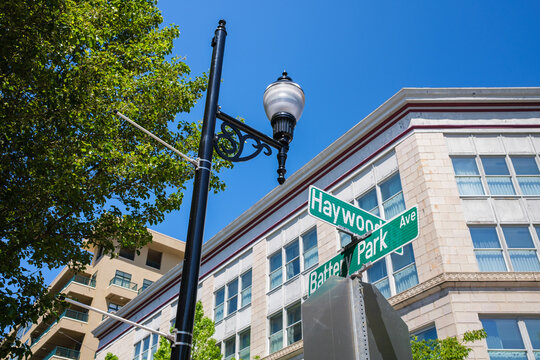 Downtown Asheville North Carolina Cityscape