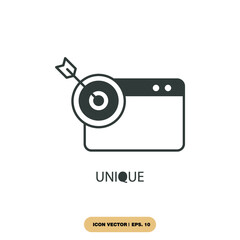unique icons  symbol vector elements for infographic web