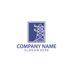 LOGO ELECTRIC TOWER VECTOR  ROYALTY