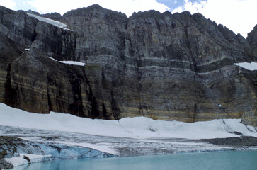 Fototapeta na wymiar Grinnell Glacier in Glacier National Park, Montana