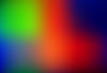 Dark multicolor vector blur template.