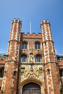 Great Gate of St John's College. Cambridge. United Kingdom