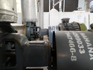 Water pump driven by electric motor