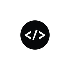 Programming icon vector. Coding icon vector. Programming symbol. Programming sign. Coding symbol. Coding sign