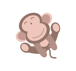 おさるのキャラクター　ジャンプ