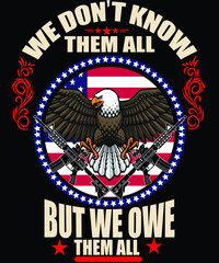 Naklejka premium Today, we reflect on the lives of those who dutifully served our country and paid the ultimate price.