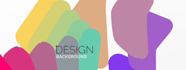 Background, creative geometric shapes composition with gradient effect. Wallpaper for concept of AI technology, blockchain, communication, 5G, science, business and technology