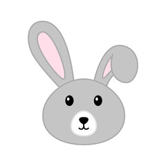 Fototapeta na wymiar Rabbit isolated on white background. Vector illustration