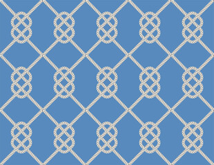Rope seamless pattern, great for wallpaper and textile.