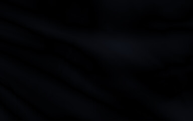 Black luxury fabric background with copy space
