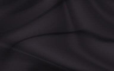 Black silk fabric texture background