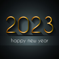 2023 Happy New Year background.