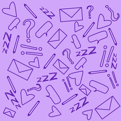 chat pattern background