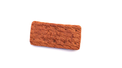 sweet tasty biscuits isolated on white background