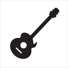 guitar icon vector design template