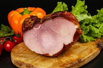 Delicous smoked pork for snack