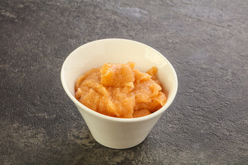 Delicous superfood - cod fish caviar