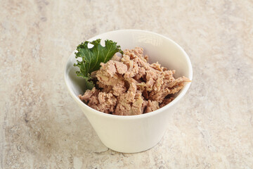 Liver pate in the bowl