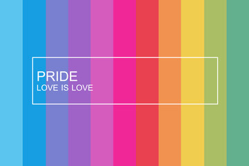 LGBTQ Pride Month. Rainbow background illustration. The concept of diversity, gender selection Use it to design banners or publications, LGBTQ events.