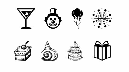 Birthday Logo | party logo | celebration logo