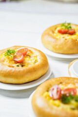 pizza on a plate