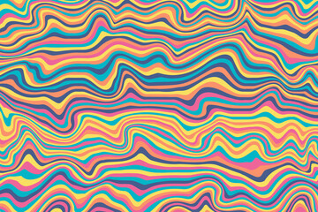 Abstract psychedelic groovy background. Abstract background.