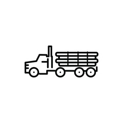truck log vector for website symbol icon presentation
