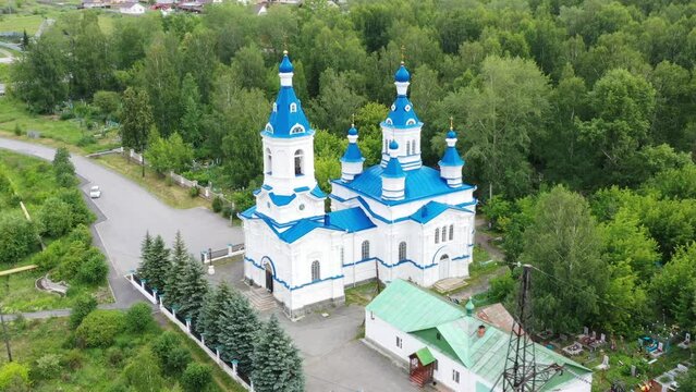 Temple in the name of the Holy Great Martyr Catherine. Gor Alapaevsk. Russia
