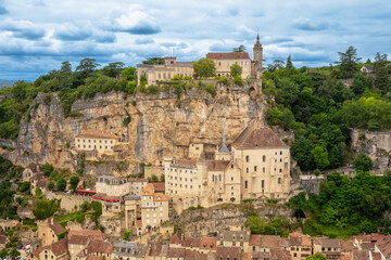 Fototapeta na wymiar city of Rocamadour- France