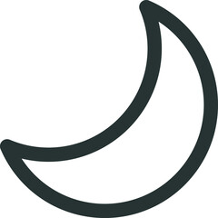 illustration of moon symbol