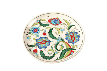 Obraz na płótnie Canvas Handmade, authentic gift porcelain plate