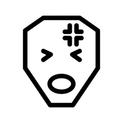 anger icon or logo isolated sign symbol vector illustration - high quality black style vector icons
