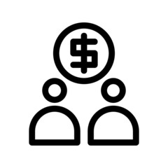 business team icon or logo isolated sign symbol vector illustration - high quality black style vector icons
