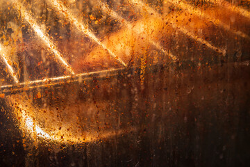 roast pork cooking in the extreme heat of an oven