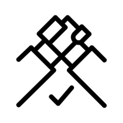 deal icon or logo isolated sign symbol vector illustration - high quality black style vector icons
