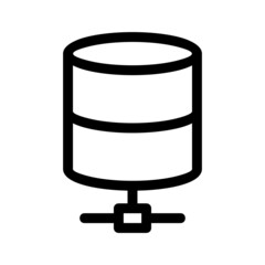 executive database icon or logo isolated sign symbol vector illustration - high quality black style vector icons
